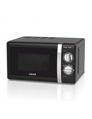 Microondas Haeger MW70B007A  20L  sous chef negro