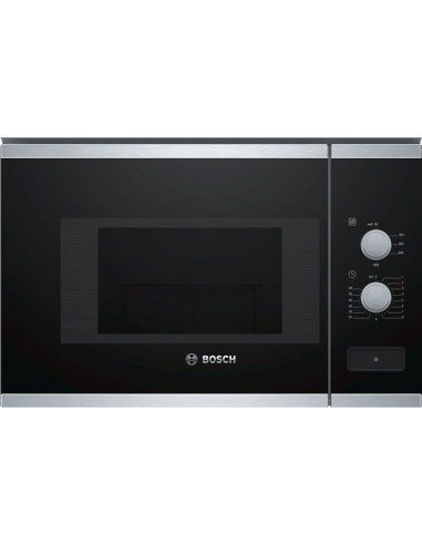 Microondas Bosch BFL520MS0  20l  negro inox  integ