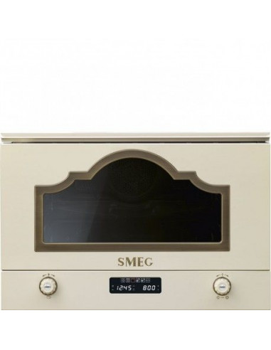 MICROONDAS SMEG MP722PO  22L  INTEGR   CREMA  GRIL