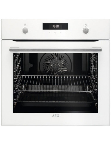 Horno AEG BEK435120W  Multif  9  72L  A   Cristal