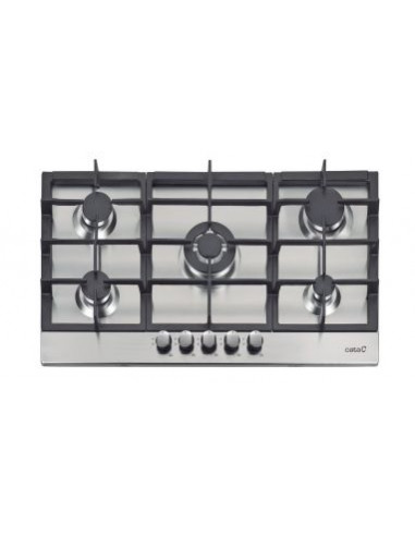 Encimera Cata LGI7041X  5 fuegos  70cm  gas  inox