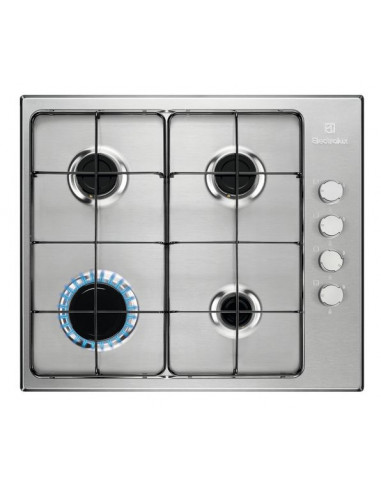 Encimera Electrolux KGS6404SX  4 fuegos  60cm  Gas