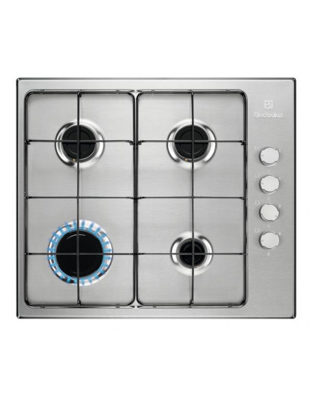 Encimera Electrolux KGS6404SX  4 fuegos  60cm  Gas