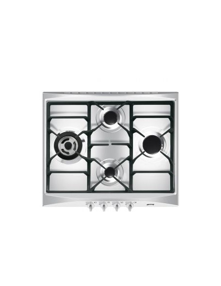 Encimera Smeg SR264XGH2  4 fuegos  gas  Inox  60cm