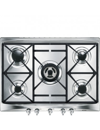 Encimera Smeg SR275XGH2  Gas  Inox  5  Zonas de coc