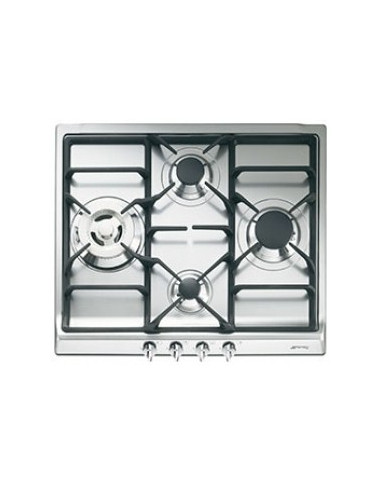 ENCIMERA SMEG SR60GHS  4 FUEGOS  GAS  60CM  INOX