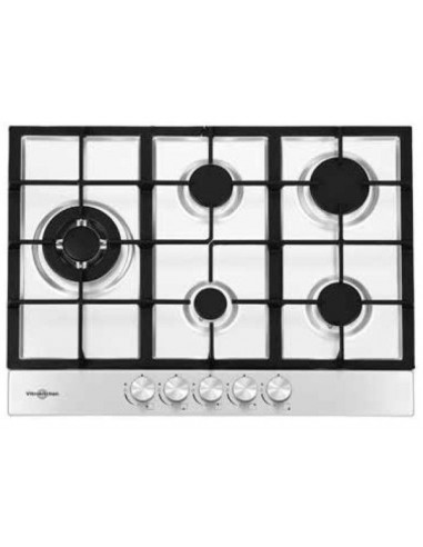 Encimera Vitrokitchen EN73IB  5F  70cm  But  Inox