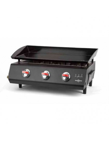 Plancha Gas Vitrokitchen PG330NB  3 Quemadores  7 