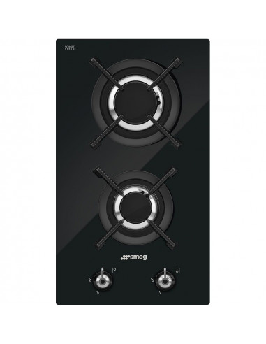 Encimera Smeg PV332CN  Gas  Negro  2  Zonas de cocc