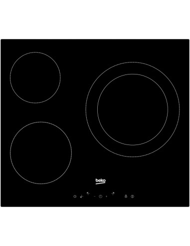 Vitroceramica Beko HIC63402T  3 zonas  60cm 