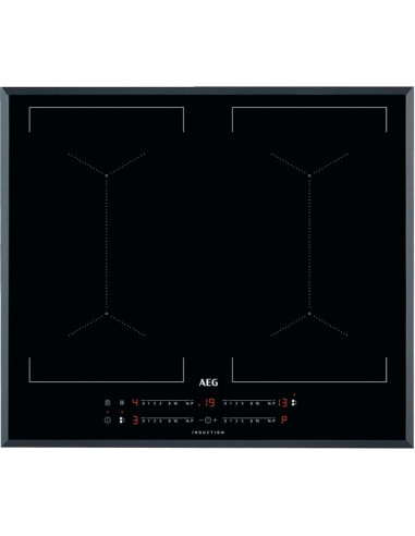 Inducci  n AEG IKE64450FB  4 zonas  60 cm  Biselada