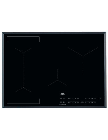 Inducci  n AEG IKE74441FB  4 zonas  70 cm  Biselada