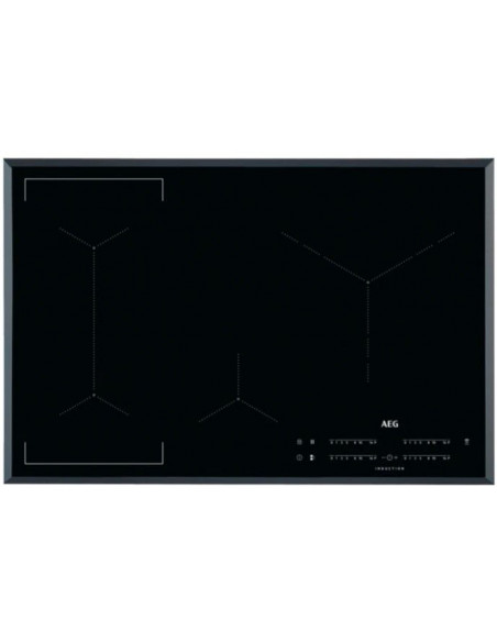 Inducci  n AEG IKE84445FB  4 zonas  80 cm  Biselada