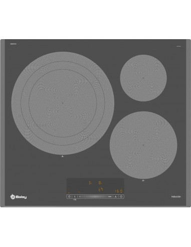 Induccion Balay 3EB967AH  3 zonas  60cm  Antracita