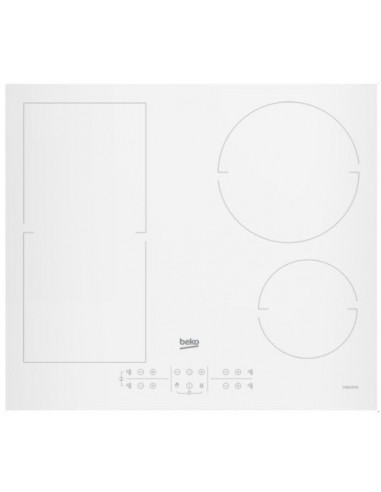 Induccion Beko HII64200FMTW  4 zonas  60cm  blanca