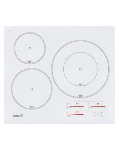 Induccion Cata INSB6032BK  3 zonas  60cm  free zon