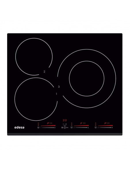 Induccion Edesa EIM6330BA  3 zonas  30cm  slider 