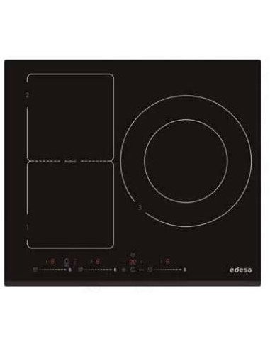 Induccion Edesa EIM6331HTBQB  3 zonas  60cm  bisel