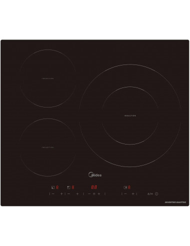 Inducci  n Midea MIH740T467K0  3 Zonas  60cm  32cm