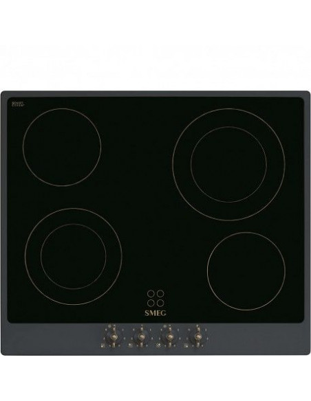 INDUCCION SMEG P864AO  4 ZONAS  60CM  ANTRACITA