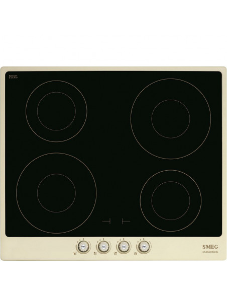 INDUCCION SMEG SI764POM  4 ZONAS  CREMA