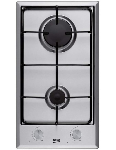 Encimera Beko HDCG32220FX  2 fuegos  30cm