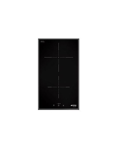 Inducci  n Smeg SI5322B 30 cm  biselada 2 zonas