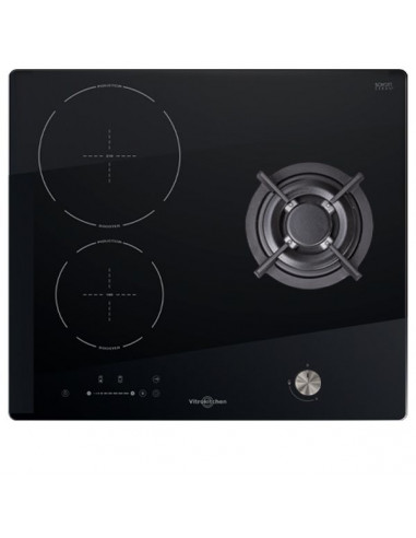 Induccion Vitrokitchen VG601NN  3 Zonas  Dual Ener