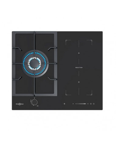 Induccion Vitrokitchen VG611NB  3 Zonas  Dual Gas