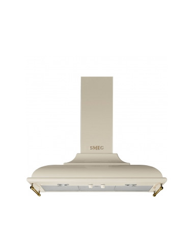 Campana Smeg KC19POE  90cm  Chimenea Crema