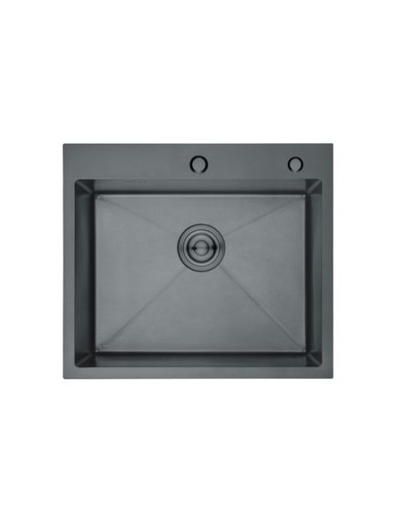 FREGADERO NOVA PADUA  1C 50X54  INOX NEGRO  CRUAD