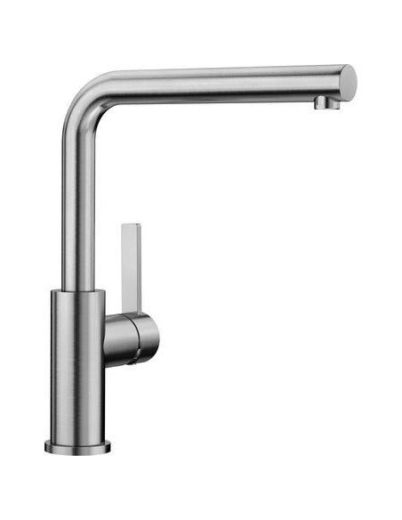 Grifo blanco 523122  Lanora inox cepillado