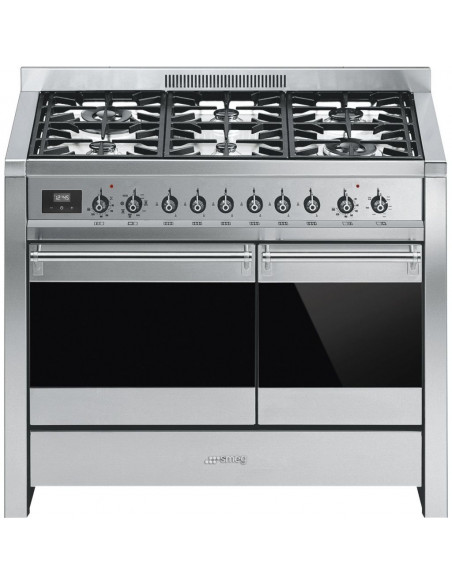 Cocina Smeg A281  100x60 cm  encimera gas  6 zonas