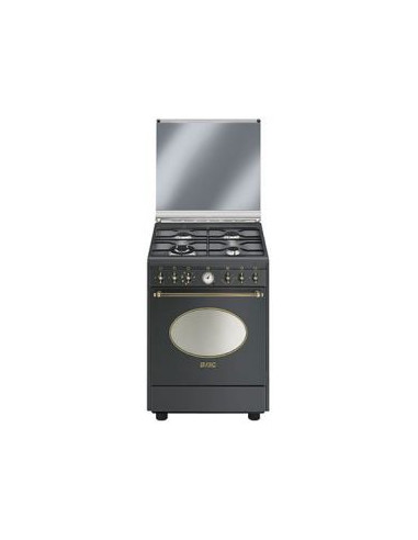 COCINA SMEG CO68GMA8  4 FUEGOS  GAS  60CM  HORNO