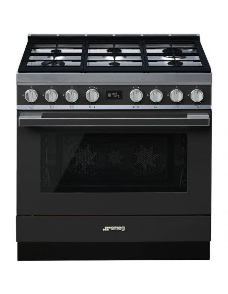 Cocina Smeg CPF9GPAN  6 fuegos  gas  90x60cm