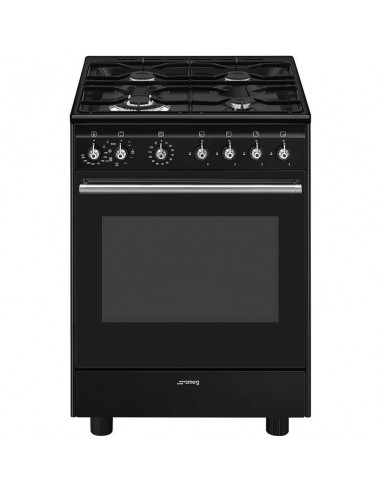 Cocina Smeg CX61GMBL  4 fuegos  Horno  60x60cm