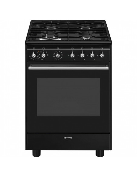 Cocina Smeg CX61GMBL  4 fuegos  Horno  60x60cm