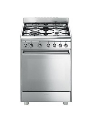 Cocina Smeg CX68MF82  4 fuegos  C Horno