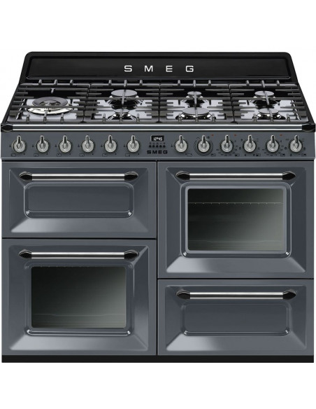 COCINA SMEG TR4110GR  7 FUEGOS  GAS  GRIS  110CM