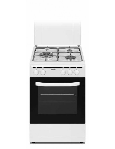 Cocina Vitrokitchen CB5535BNE  blanco  3 fuegos  N