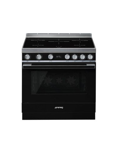 Cocina Smeg CPF9IPBL  5 zonas  induccion  90x60cm