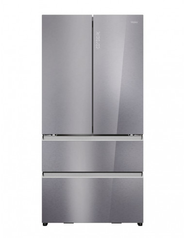 Frigo Haier 4P HFR79F19EFGK  190x90cm  E  NF  Inox