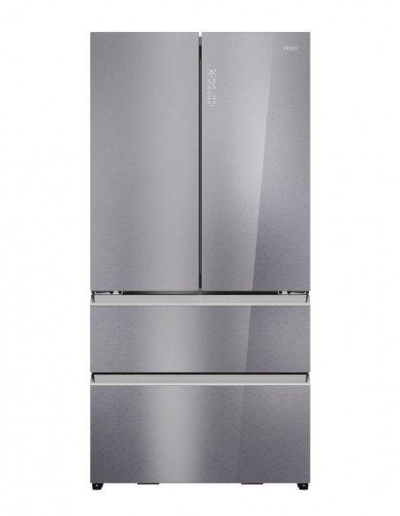 Frigo Haier 4P HFR79F19EFGK  190x90cm  E  NF  Inox