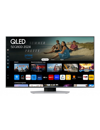 Tv Samsung TQ50Q80DATXXC  4K  QLED UHD  HDR HLG  