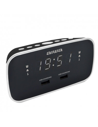 RADIO RELOJ AIWA CRU19BK     DESPERTADOR    DISE  O SOF