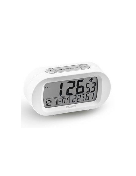 Reloj despertador Elbe RD009B  digit  blanco temp 