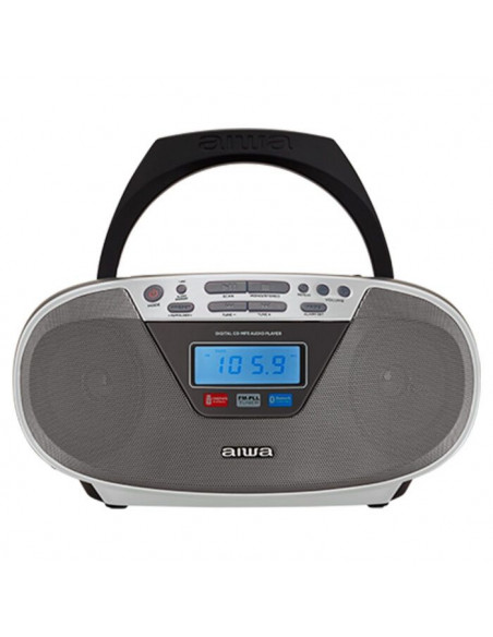 Radio Cd Aiwa BBTU400SL     Boombox de estilo modern