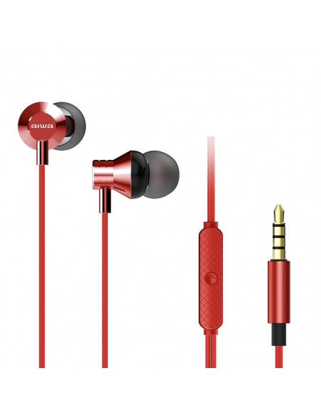 AURICULARES AIWA ESTM50RD IN EAR   RED