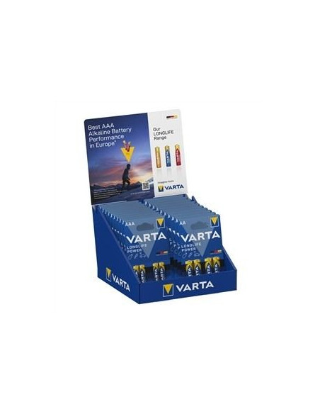 Display pilas Varta 93800112801  10X pack 4 AA y 1