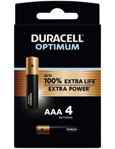 Pilas DURACELL AAALR03K4OPTIMUM Duracell Optimum  